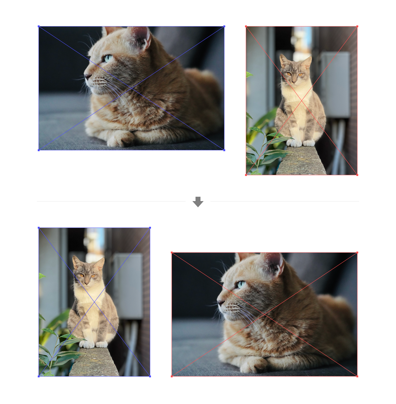 選択した２つのアイテムの位置を入れ替える